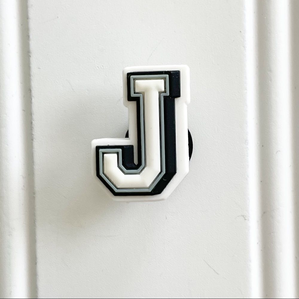 Jibbitz Letter J Charm for CROCS - Official Jibbitz!